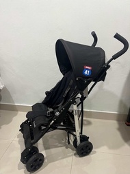 รถเข็นก้านร่ม Jeep umbrella stroller :good condition สีดำ รถเข็นนั่งเด็กโตมือสอง สภาพสวย