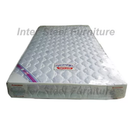 Inter Steel ที่นอนยางPE เสริมฟองอัด1" ที่นอน4ฟุต หนา6นิ้ว(120x198cm) (ยางPE) - ผ้าเงาจีน feet PEmatt