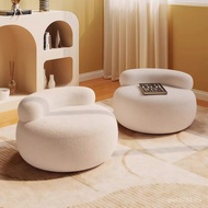 Stool Low Stool Luxury Small Apartment Children's Stool Sofa Light Small Household Style Lamb Fleece