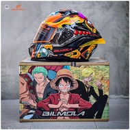 หมวกกันน็อค BILMOLA ลาย ONE PIECE ลิขสิทธิ์แท้ มีจำนวนจำกัด LIMITED EDITION 2023 วันพีช L FRANKY