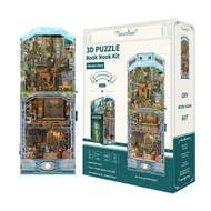 Tonecheer Haven Zero 3D Wooden Puzzle DIY Book Nook Kit Eco-Friendly Miniature House Model Toy for A