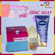 Kem Body Bạch Ngọc Liên - Combo 3 Bạch Ngọc Liên và Kích Abutine 3c3 Vaseline xanh tím