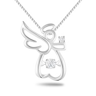 Lee Hwa Jewellery Twinkle Free Chain Angelique Diamond Pendant