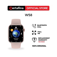 Certafina W58 Smart Watch NFC Sports Bluetooth Call IP68 Waterproof Smartwatch with Wireless Charger