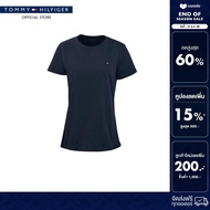 Tommy Hilfiger เสื้อยืด ผู้หญิง รุ่น XW0XW02258 BEH - สีดำ