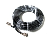 30m Meters RG59 CCTV Coaxial CABLE+BNC MALECRIMP CONNECTOR