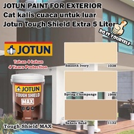 Jotun Tough Shield Exterior Paint 5 Liter Smooth Ivory 1038 / Spring Champagne 1998 / Sahara Sand 1132