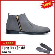 AROTI Chealsea Men's Leather Shoes High Quality High Quality High Boots, Durable Stitched Sole, 3cm 