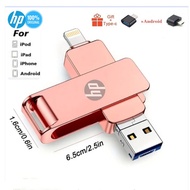 HP 2TB USB3.0 4 in 1 OTG Flash Drive Metal Waterproof High speed 1TB 512GB 256GB 128GB 64g U Disk pe