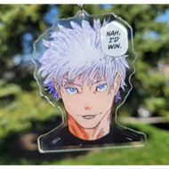 JJK Gojo & Sukuna Acrylic Keychain | Double-Sided Anime Jujutsu Keychain