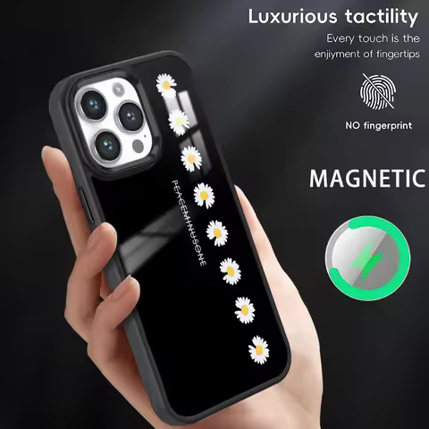 P-Peaceminusones B-Banner Phone Case For iPhone 16 15 14 13 12 11 Pro Max Plus Mini Magnetic Magsafe