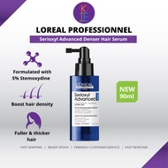 Loreal Professionnel Serioxyl Advanced Denser Hair Serum - 90ml (New Packaging) Scalp Tonic Hair Care Tonik Rambut