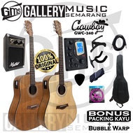 ORIGINAL!!! Gitar Akustik Elektrik Import Cowboy GWC-240 NA GWC 240NS Equalizer Tuner AW-1