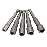 GRKN~Hex Socket Socket Tool Steel 5pcs 6-10mm 65mm Adapter Bit Drill Driver