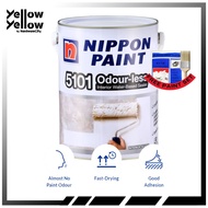 [FREE PAINT SET] Nippon Paint 5101 Odour-less Interior Water-Based Sealer White