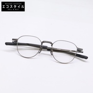 Four Nines S-955T 鈦金屬鏡框，反向 R 型鉸鏈，皇冠形鏡架，尺寸 46□20-142（近全新）[二手]