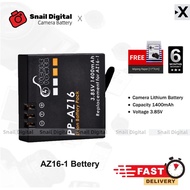 XIAOMI AZ16-1 Camera Battery AZ161 for XIAOMI Camera  YIAZ 16-1 AND  YI4K,YI4K+YI New