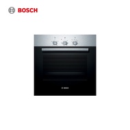 Bosch HBN211E2K Built In Stainless Steel Convection Oven 60cm width, 66L , Machinal knob control , easy clean interior,3