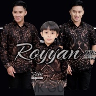 KEMEJA Couple Batik Father And Son Sogan Batik Shirt For Adult Men And Children With Sentani Motif