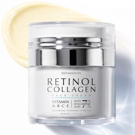 RetinolAntiAgingFaceMoisturizer:WrinkleforWomen&Men,Collagen&7%HyaluronicAcid-FacialTightening&NeckF