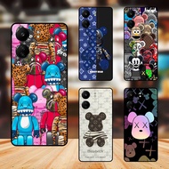Xiaomi Redmi 13C Phone Case With Black Bezel Bear Be @rBrick