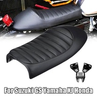 Universal Motorcycle Seat Hump Cafe Racer Seat Custom Vintage Hump Saddle Flat pan Retro Seat For Ho