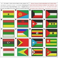 WORLD FLAG EMBROIDERED PATCH EMBROIDERY 7