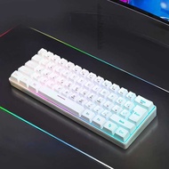 Wireless Keyboard Ergonomic Mini Portable Backlit Pc White Computer Keyboard
