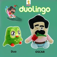 PLUS✨Duolingo Oscar Doll✨Kawaii Duolingo Buff Duo Plush Toys Cute Green Owl Plushies Fun Zari Lily F