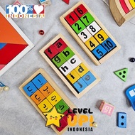 Arabic Alphabet Wooden Blocks Syllable Blocks - Educational Toys for Children