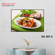 1 Tấm Tranh Dán Tường Trang Trí Quán Ăn Vặt CafeNước Ép Decor Bếp Phòng Ăn Quán Bún Phở Mỳ Ý Pizza