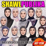 SHAWLPUBLIKA SAVANA| TUDUNG SHAWLPUBLIKA RAYA 2025 | BAWAL SHAWLPUBLIKA| SQUARE| hijab|cotton |BAWAL