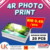 Photo Print 4R size / 4"x 6"inch (102mm x 152mm ) free editing