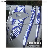 MX King removable sticker for Ex150 green GP car. High quality A1 Chromium Decal material