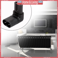 ci IEC320 C7 to C8 Right Angle AC Adapter IEC 320 C7-C8 90 Degree AC Converter Vertical Left Right A