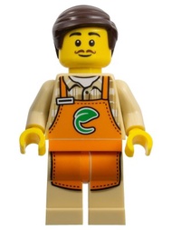 人仔 LEGO 樂高 Minifigures Town City cty1480 Mr. Produce 2022 60352 60347 cty1505 Tippy - Dark Red Unifo