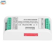 CAUSI LED Decoder Controller, 3 Channels 9‑24V DC  Controller, Durable Plastic Material LED Strip Co