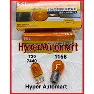 1Pcs FSL Original Car Signal Turn Light Halogen Bulb High Quality Orange / Amber T20 7440/1156 Keret