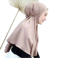 Promo Jilbab Bergo maryam  (JUMBO) kerudung jumbo diamond Premium Syria Maryam XL Cantik Nyaman Pad 