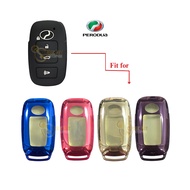 Perodua ATIVA Chrome TPU Car Key Cover Key Casing Key Case