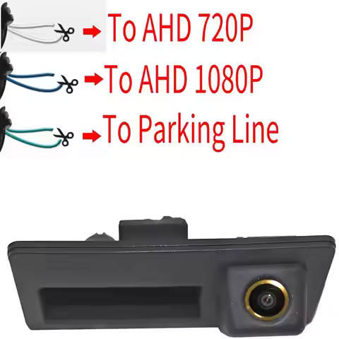 CVBS AHD 1080P 720P Car Rear Camera For Volkswagen Passat CC B6 B7 Skoda Octavia Tiguan Audi A4 B8 Q