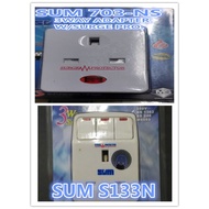 SUM 703NS 3Way Adapter with Neon &  Surge Protector / S133N 3 Way 3 Pin Adapter with Neon Switch & S