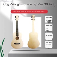 DIY 30inch Folk Beginner Acoustic Travel, Small Guitar for Kids