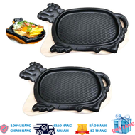 [ MUA SL IB GÍA SỈ] Chảo gang làm bòn bít tết chống dính tốt- Chảo có khả năng làm nóng nhanh giữ nh