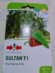 SULTAN F1 HYBRID BELL PEPPER SEEDS (100 SEEDS) BY EAST WEST SEEDS