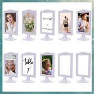 [uhktyltui.vn] Double Sided Standing Picture Frames 4x6 Inch 2 Side Pedestal Picture Frames Plastic 