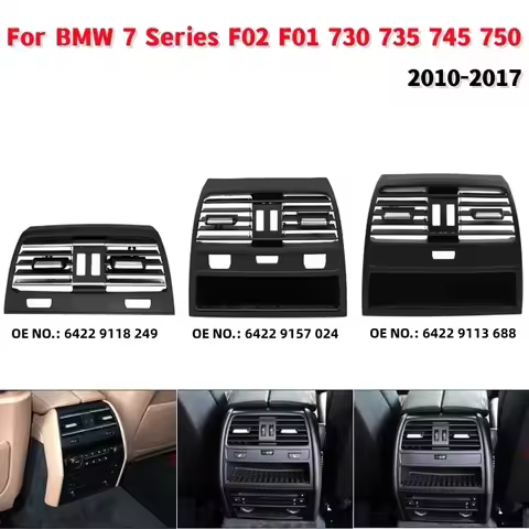 Car Rear Air Conditioning AC Vent Grille Outlet Cover Panel Replacement For BMW 7 Series F02 F01 730