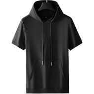 Jaket lengan pendek / hoodie lengan pendek pria