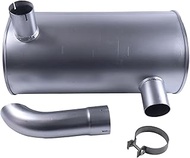 IEQFUE Muffler 3244156 324-4156 Compatible with Caterpillar C6 C6.4 320D 320D FM 320D GC 320D L 320D