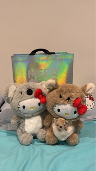 澳洲代購 hello kitty MEEQ plush 25cm 袋鼠/樹熊 公仔 kangaroo/Koala plush 玩偶
